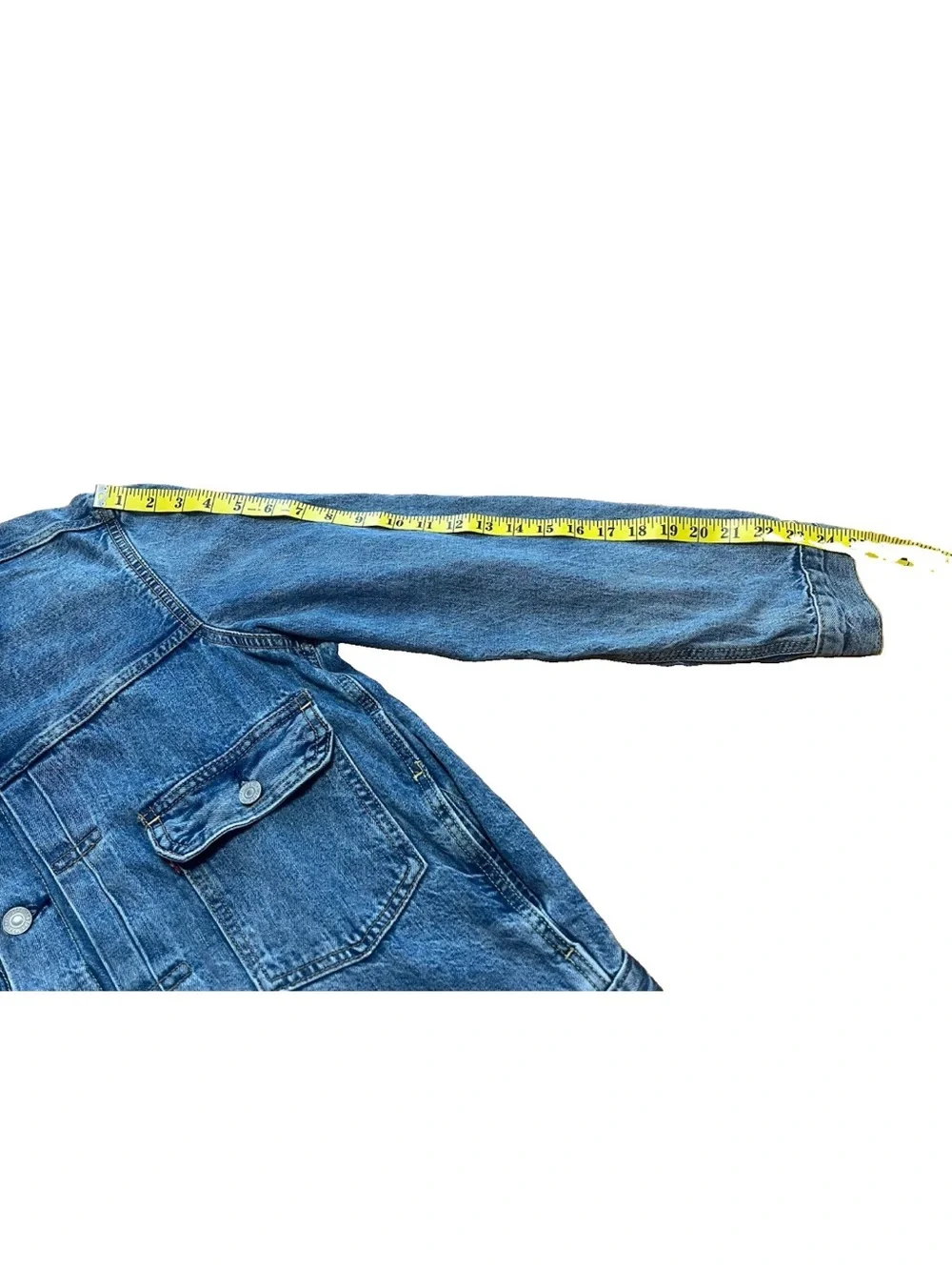 Levi’s Premium Type II Selvedge Trucker Jacket NWT Medium Blue Sky A7632-0014
